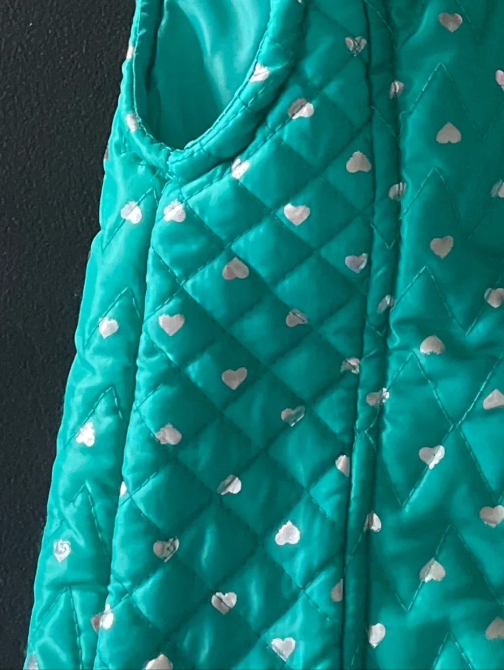 LITTLE LASS Puffer Quilted Fur Hooded Jacket Vest NWT